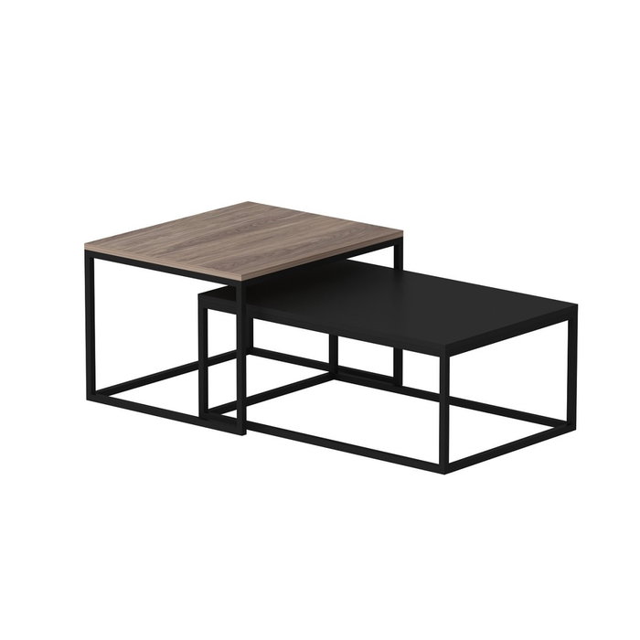Aucune Mesa de centro LEKA Rectangular Antracita